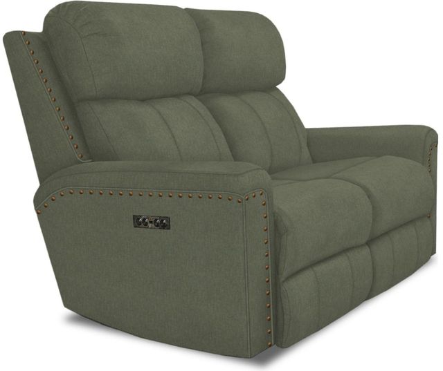 England Furniture Customizable EZ Motion Double Reclining Loveseat with Nailhead Trim-1