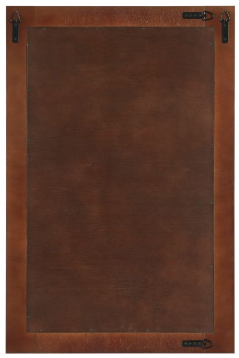 Meridian Furniture Monad Walnut Mirror-2