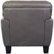 Porter International Designs Penner Charcoal Leather Chair-3