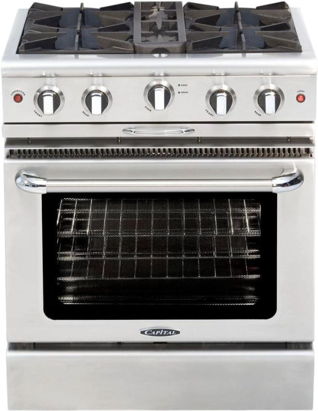 Capital Cooking™ Culinarian 30" Stainless Steel Freestanding Gas Range-0