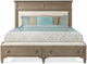 Riverside Furniture Myra Queen Natural Upholstered Storage Bed -0