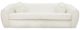Sagebrook Home Stainless Steel White Boucle 3-Seater Sofa-0