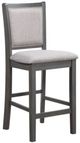New Classic® Home Furnishings Amy 2-Piece Gray Counter Stool-0