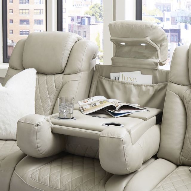 Signature Design by Ashley® Strikefirst Cloud Power Reclining Sofa-4