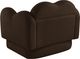 Meridian Furniture Bloom Brown Teddy Fabric Accent Chair-4