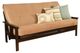Kodiak Furniture Suede Peat 8" Coil Hinged Innerspring Full Futon Mattress -0