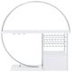 Coaster® Risley Chrome/Glossy White Bar Cabinet with LED-3