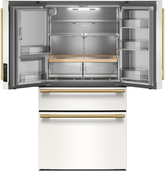 KitchenAid® 28.7 Cu. Ft. Porcelain French Door Refrigerator with FreshChill™ Full-Width Refrigerated Drawer-1