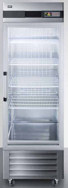 Summit® Commercial 28 in. 23.0 Cu. Ft. Stainless Steel Frame Reach-In Refrigerator
