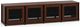 Salamander Designs® Synergy Model 247 AV Cabinet-Dark Walnut/Black-0
