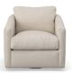 Craftmaster® CM Modern Marsala Leather Swivel Chair-1