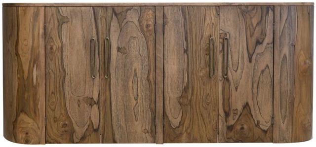 International Furniture Direct Balam Brown Console-2