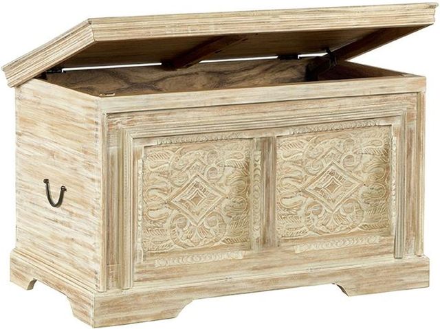 Coaster® Nilay White Washed Storage Trunk-0