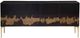 Basset Mirror Kali Fynn Black/Brushed Gold Iron Sideboard-1