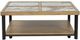 Signature Design by Ashley® Montia Brown Cocktail Table with Black Base-1