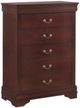 American Wholesale Furniture Louis Philippe Martini Cherry Chest-0