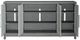 Liberty Furniture Palmetto Heights Two-Tone Shell White/Driftwood 78" TV Console-2