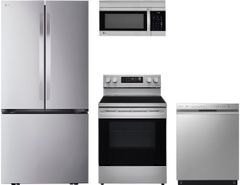 LG 4 Piece Stainless Steel Kitchen Package
