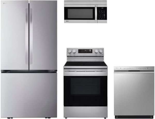 LG 4 Piece Stainless Steel Kitchen Package