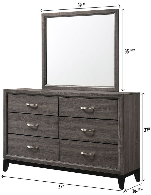 Crown Mark Akerson Gray Dresser-2