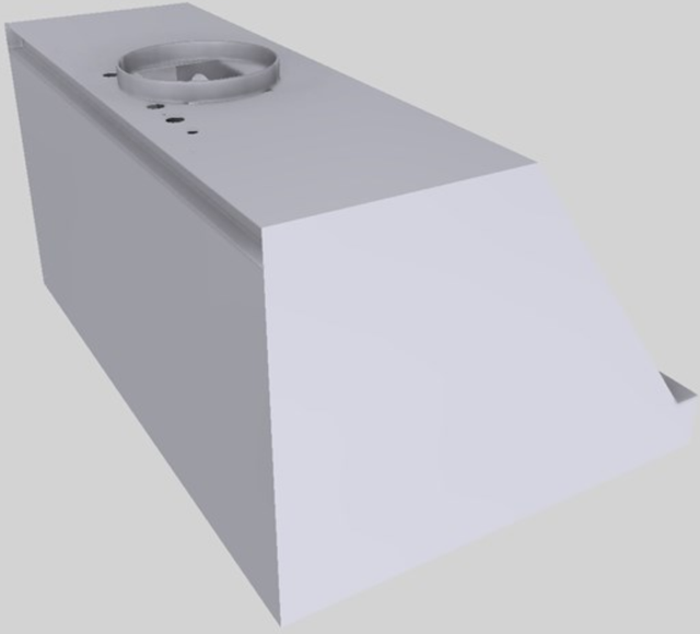 Vent-A-Hood® 36" Wall Mounted Range Hood-White-1