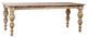 Dovetail Furniture Merak Antique Weathered Wood Dining Table-0