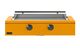 Caliber™ Rockwell Social 48" Saffron Built-In Natural Gas Outdoor Griddle with Pewter Hardware-0