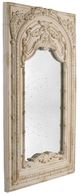 A & B Home Antique White Floor Mirror-0