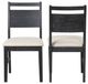 New Classic® Home Furnishings Sable Crest Beige/Black Dining Side Chair-5
