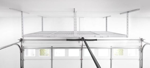 Gladiator® GearLoft™ White Overhead Storage Rack-3