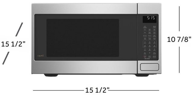 Café™ 1.5 Cu. Ft. Stainless Steel Countertop Microwave-3