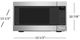 Café™ 1.5 Cu. Ft. Stainless Steel Countertop Microwave-3