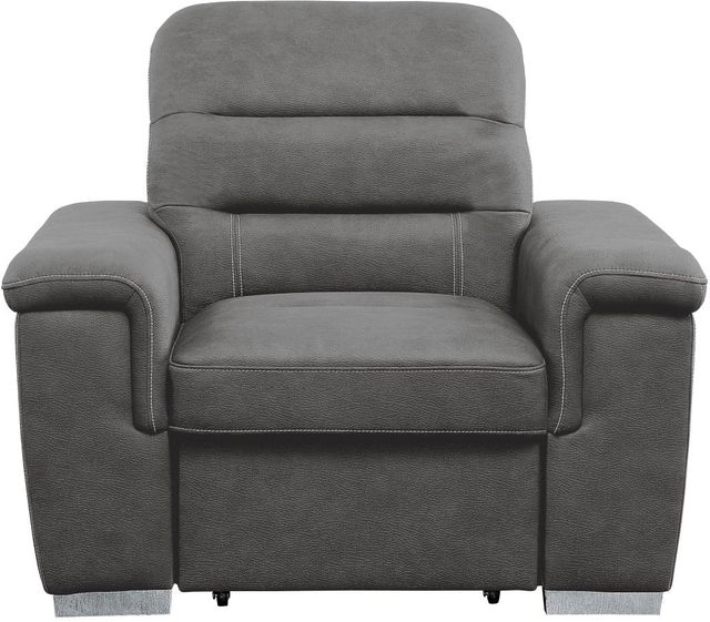Homelegance® Alfio Chair with Pull-out Ottoman-1