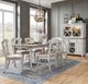 Liberty Furniture Ocean Isle 7-Piece Antique White/Weathered Pine Dining Table Set-1
