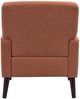 Elements International Kiwi Orange Accent Chair-5
