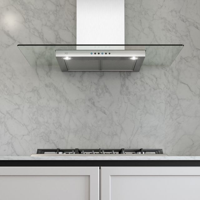 XO Fabriano Collection 36" Stainless Steel Wall Mounted Range Hood-2
