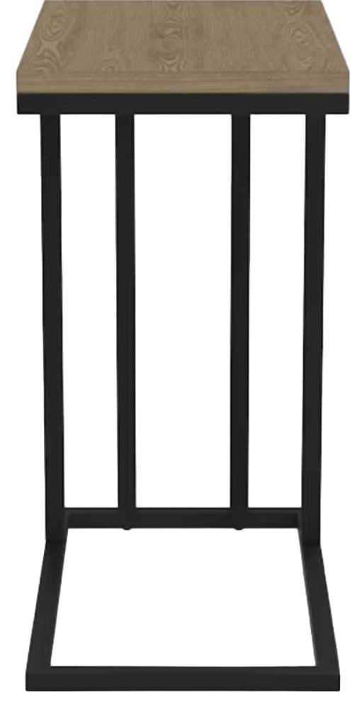 Flexsteel® Melody Brown Accent Table with Black Base-3