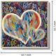 Classy Living Luminous Multicolor Heart Art Wall Art-2