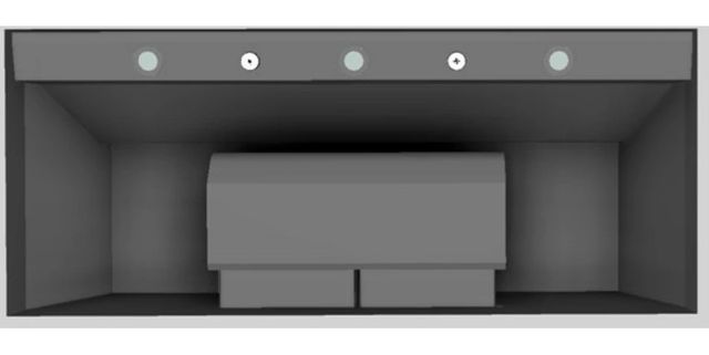 Vent-A-Hood® 48" Gunsmoke Wall Mounted Liner Insert-2