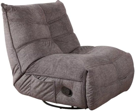 Elements International Zara Lugano Metal Power Swivel Recliner-0