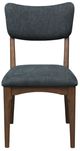 Ashley® Korestone Black/Dark Brown Upholstered Dining Side Chair-2