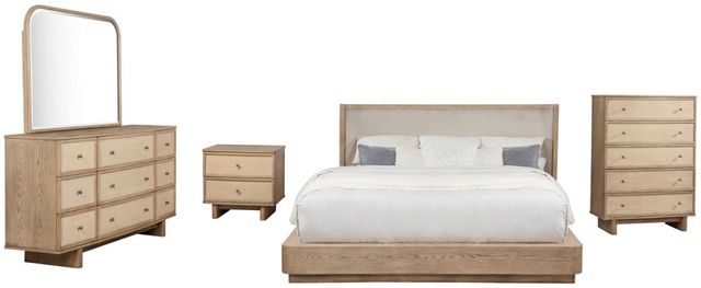 Coaster® Kailani 5-Piece Beige Eastern King Bedroom Set-0