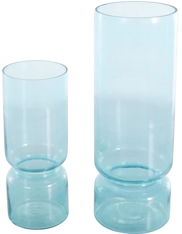 Deco Marche 2-Piece Blue Vase Set-0