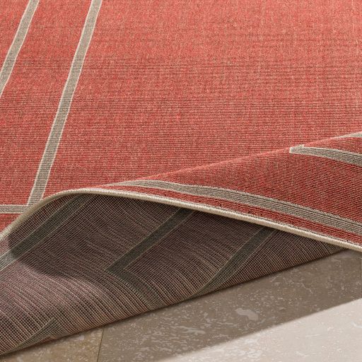 Surya Alfresco Brick Red 5'x8' Area Rug-3