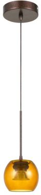 Cal® Lighting & Accessories Ithaca Amber/Rust Mini Pendant-0