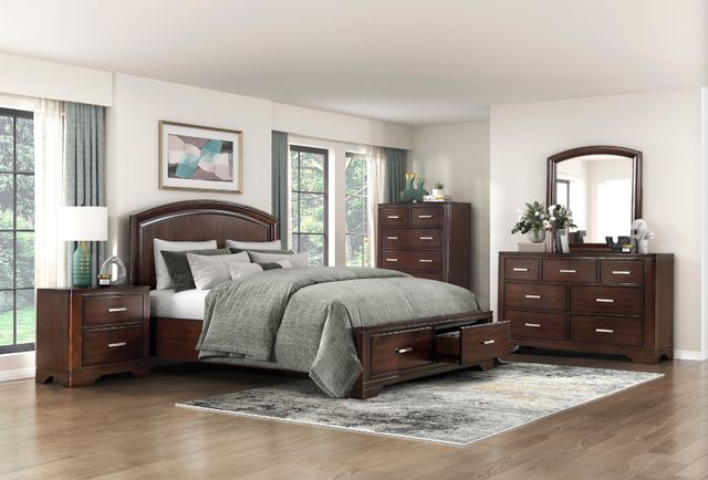 Homelegance® Hudson Cherry Nightstand-1