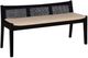 Powell® Beaux Beige/Black Bench-0