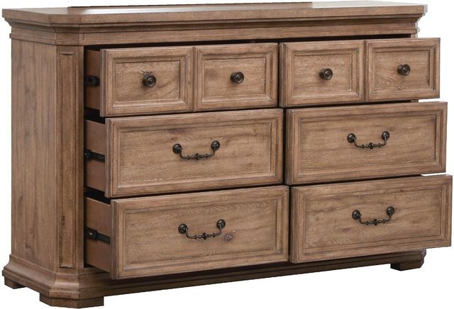 Magnussen Home® Adler Court Florentine Walnut Drawer Dresser-1