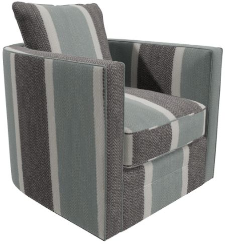 Craftmaster® Customizable CM Modern 32" Swivel Glider Chair-1