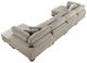 Homelegance® Traverse 4-Piece Brown U-Shape Modular Sectional with Reversible Chaise-4
